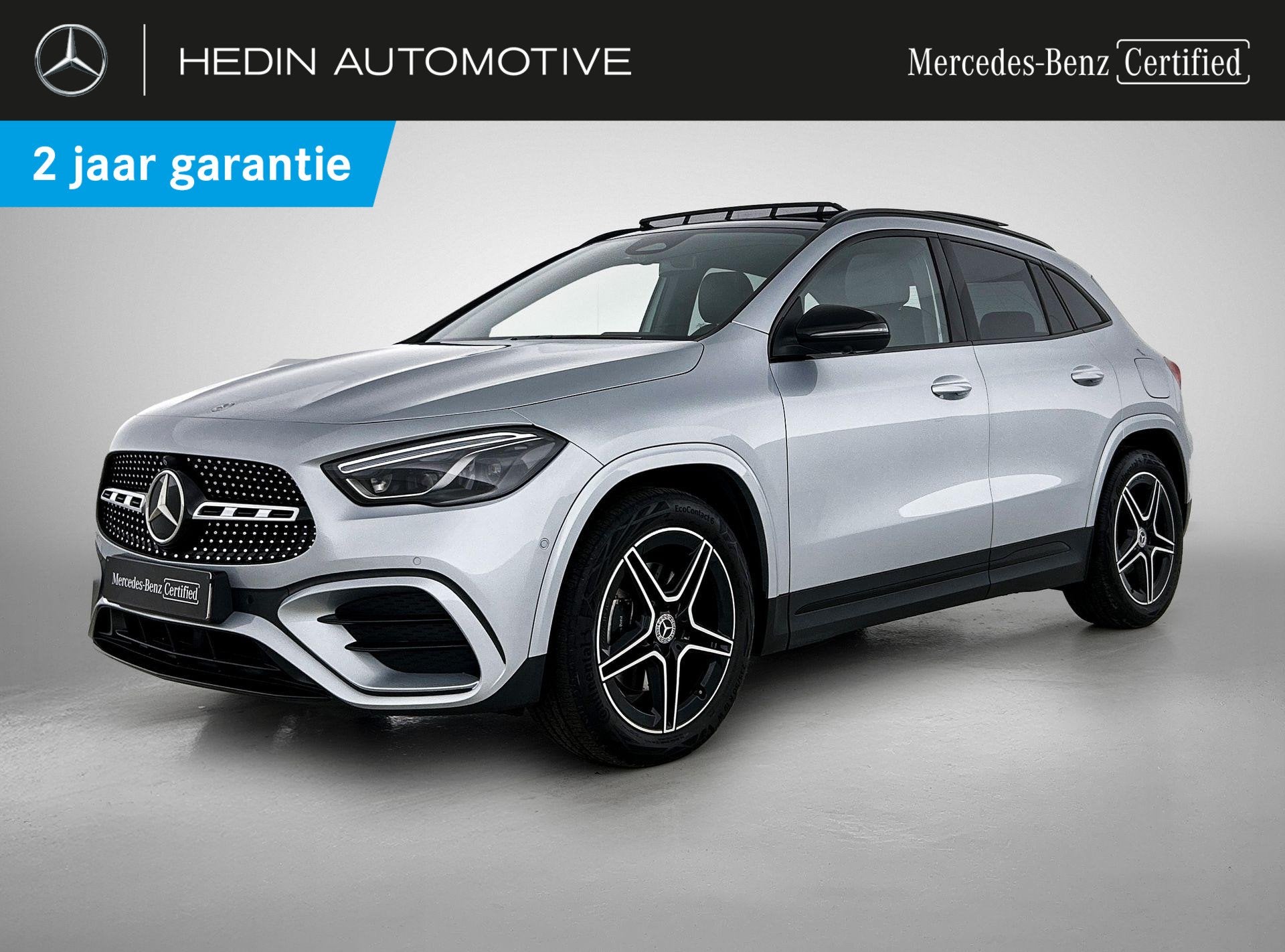 Mercedes-Benz GLA-Klasse 180 D AMG Line | Panoramisch Dak |, Auto's, Mercedes-Benz, Stof, Gebruikt, Euro 6, 4 cilinders
