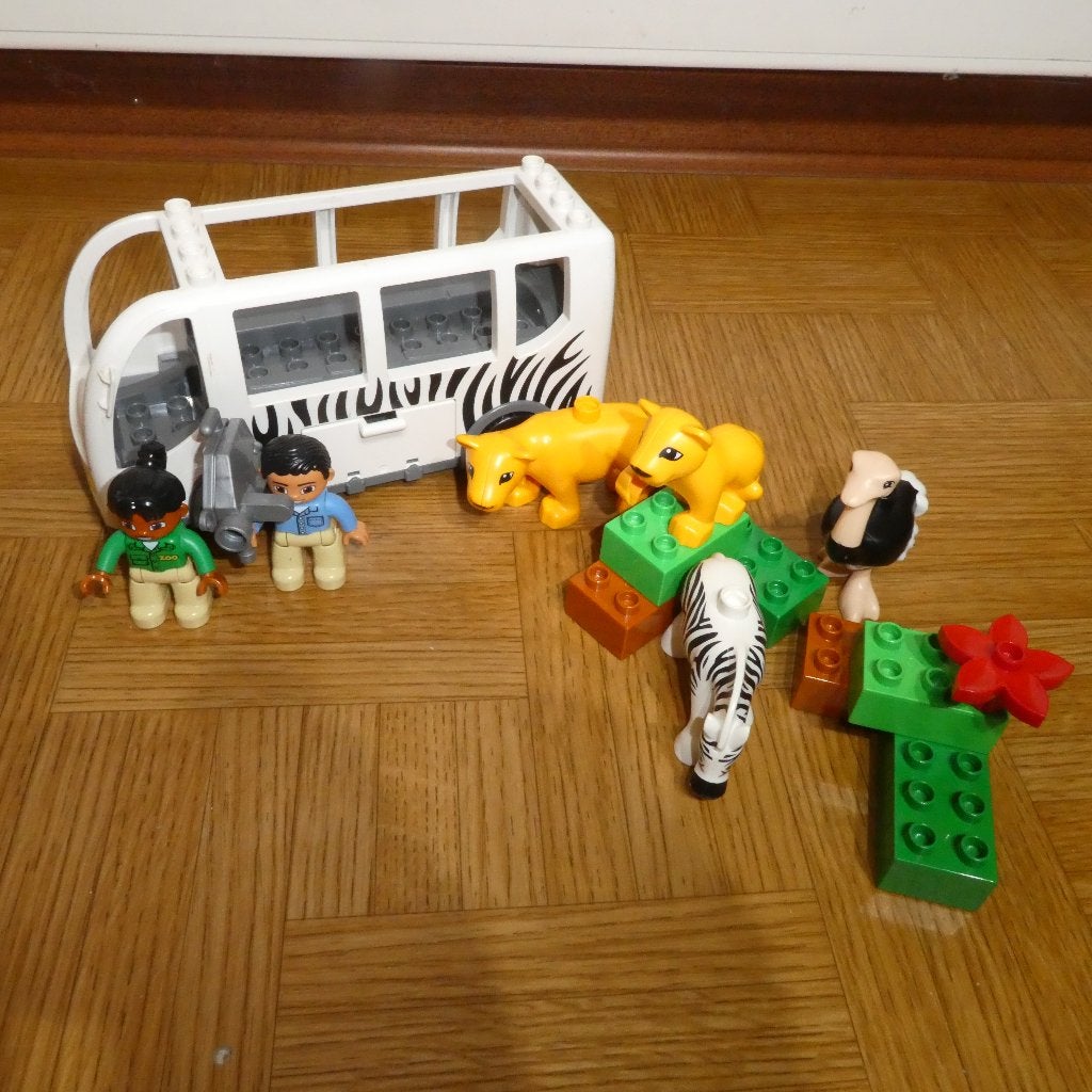 Duplo Zoo bus, set 10502, Kinderen en Baby's, Speelgoed | Duplo en Lego, Gebruikt, Overige thema's, Compleet, Ophalen of Verzenden