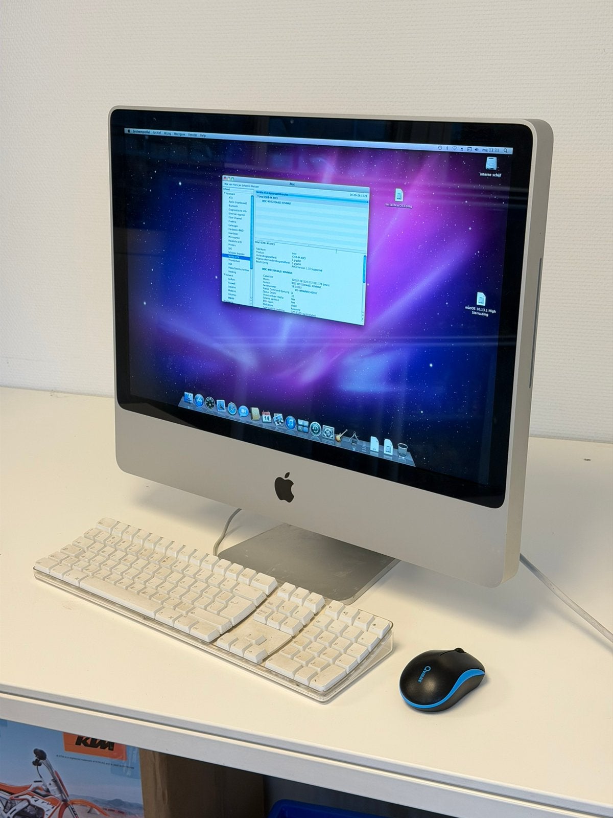 Apple iMac 24 pouces 2,4 GHz 3 Go 320 Go + clavier + souris, Informatique & Logiciels, Enlèvement ou Envoi, IMac, Comme neuf, 2 à 3 Ghz