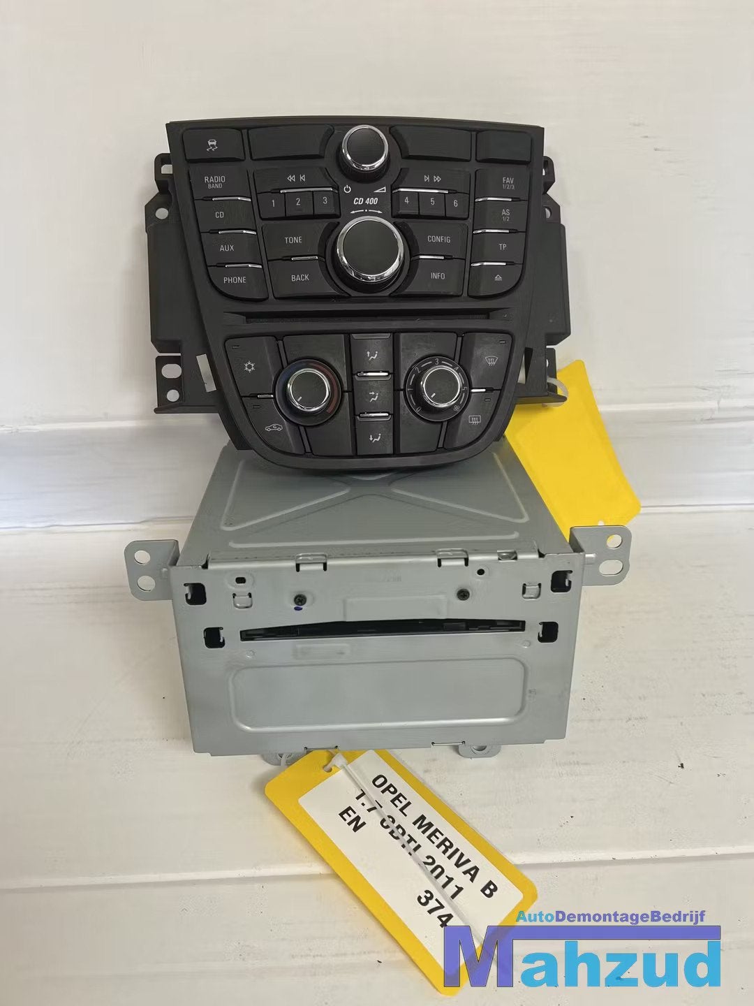 OPEL MERIVA A RADIO Kachel paneel 2010-2017, Auto-onderdelen, Gebruikt, Opel Automobile GmbH, Kontakt@opel-infoservice.de, Opel