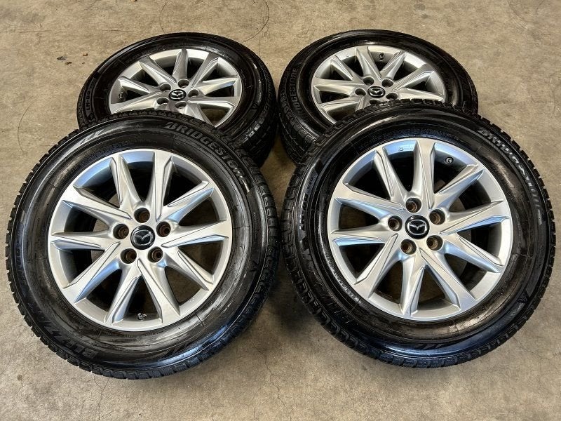 17 inch originele velgen + winterbanden Mazda CX-5 KB8M V3 8, Pneus et Jantes, -, 17 pouces, Utilisé