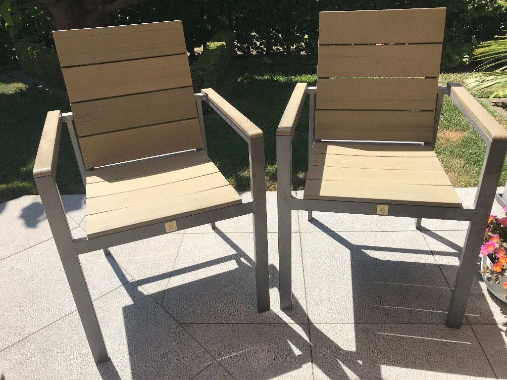 2 TUINSTOELEN Cliff&Country, Tuin en Terras, Ophalen, Gebruikt, Overige materialen, Stapelbaar