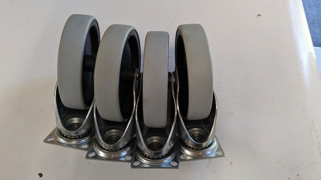 Grote moderne Meubelwielen 13 cm, Doe-het-zelf en Bouw, Zwenkwielen, Ophalen of Verzenden
