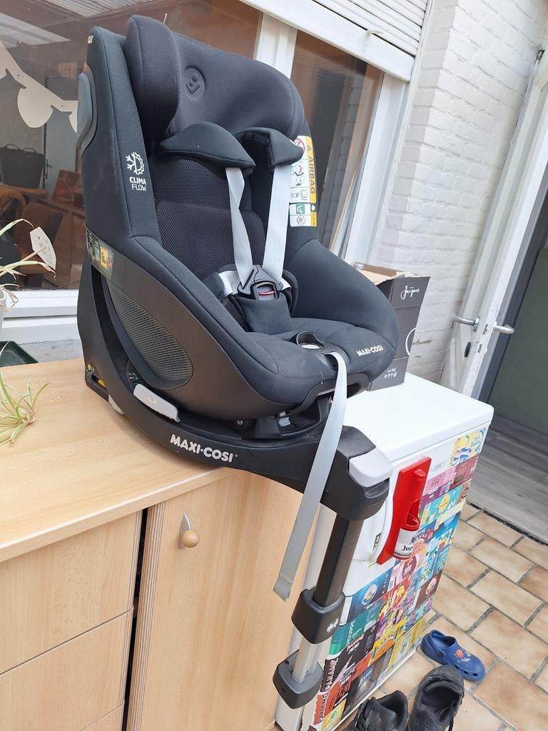 Maxi Cosi autostoel met basis 360 tot 18kg, Ophalen, Verstelbare rugleuning, 0 t/m 18 kg, Zo goed als nieuw