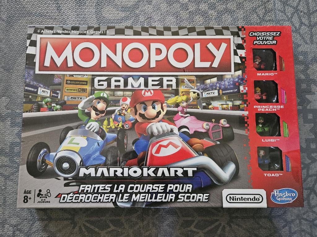 Monopoly Gamer - Mario Kart [Hasbro], Trois ou quatre joueurs, Enlèvement ou Envoi, Neuf, Hasbro