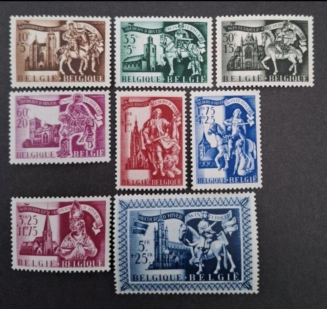 Belgique : COB 631/38 **  Secours d'hiver No 7 1943, Timbres & Monnaies, Sans timbre, Neuf, Enlèvement ou Envoi, Non oblitéré