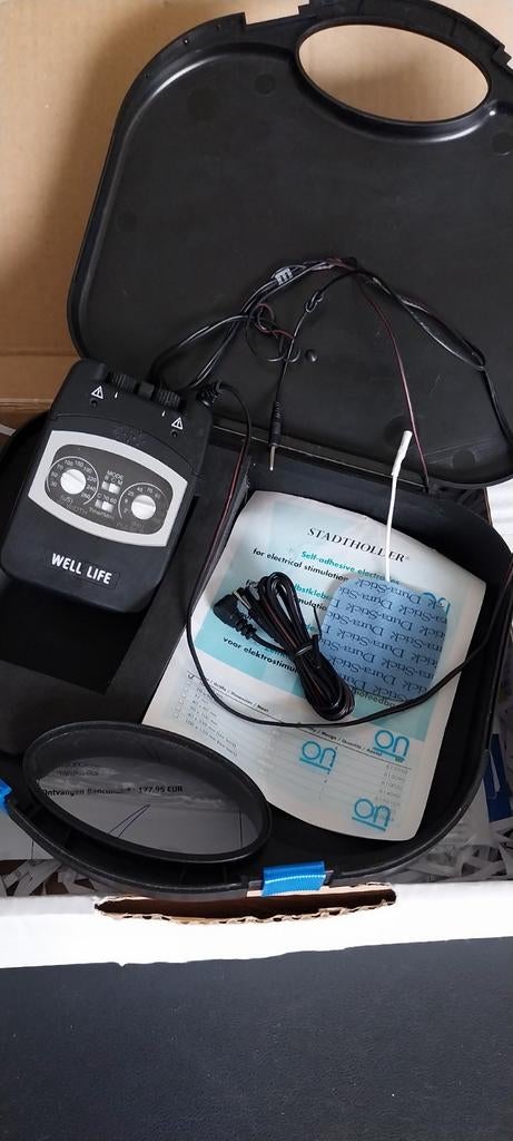 Neurotens stimulator plastraining, Ophalen