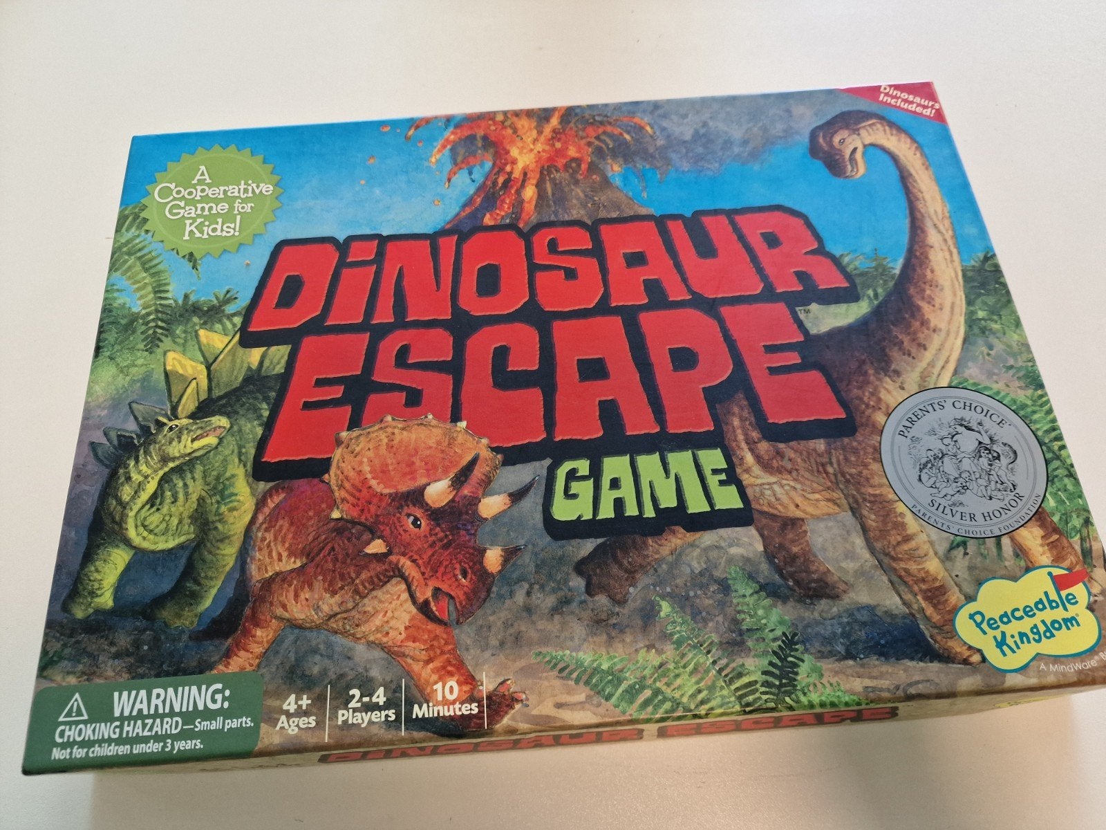 Dinosaur escape, Een of twee spelers, Ophalen of Verzenden, Gebruikt, Peaceable kingdom