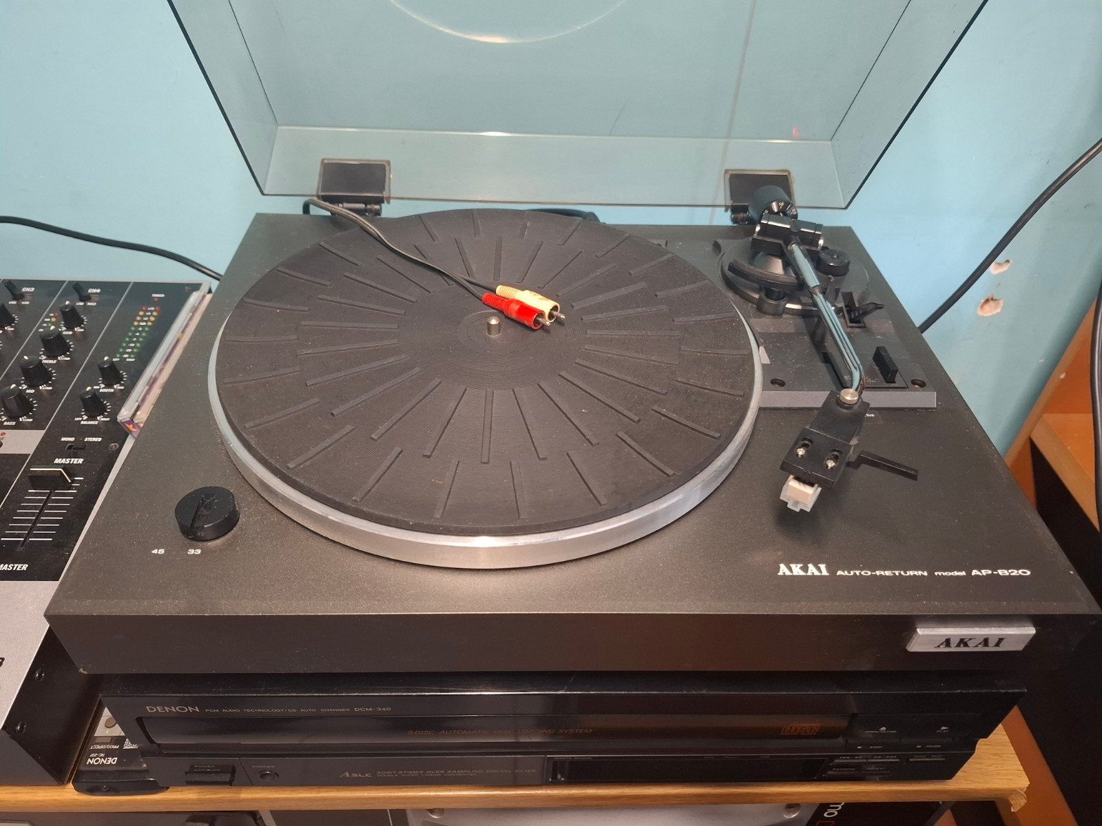 prachtige platenspeler akai nieuwe naald koopje, Ophalen, Platenspeler, Akai