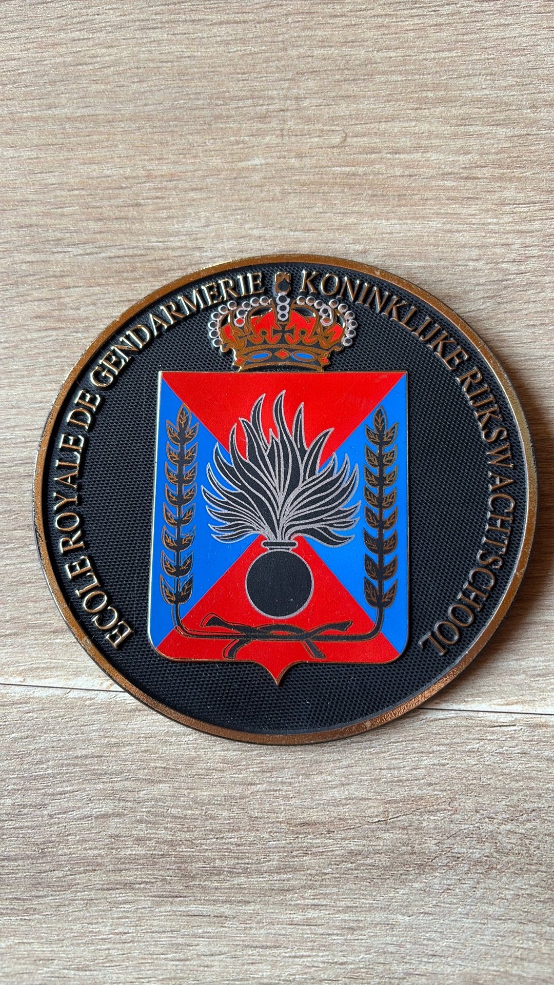 Crest Ecole Royale Gendarmerie, Enlèvement ou Envoi, Gendarmerie, Emblème ou Badge