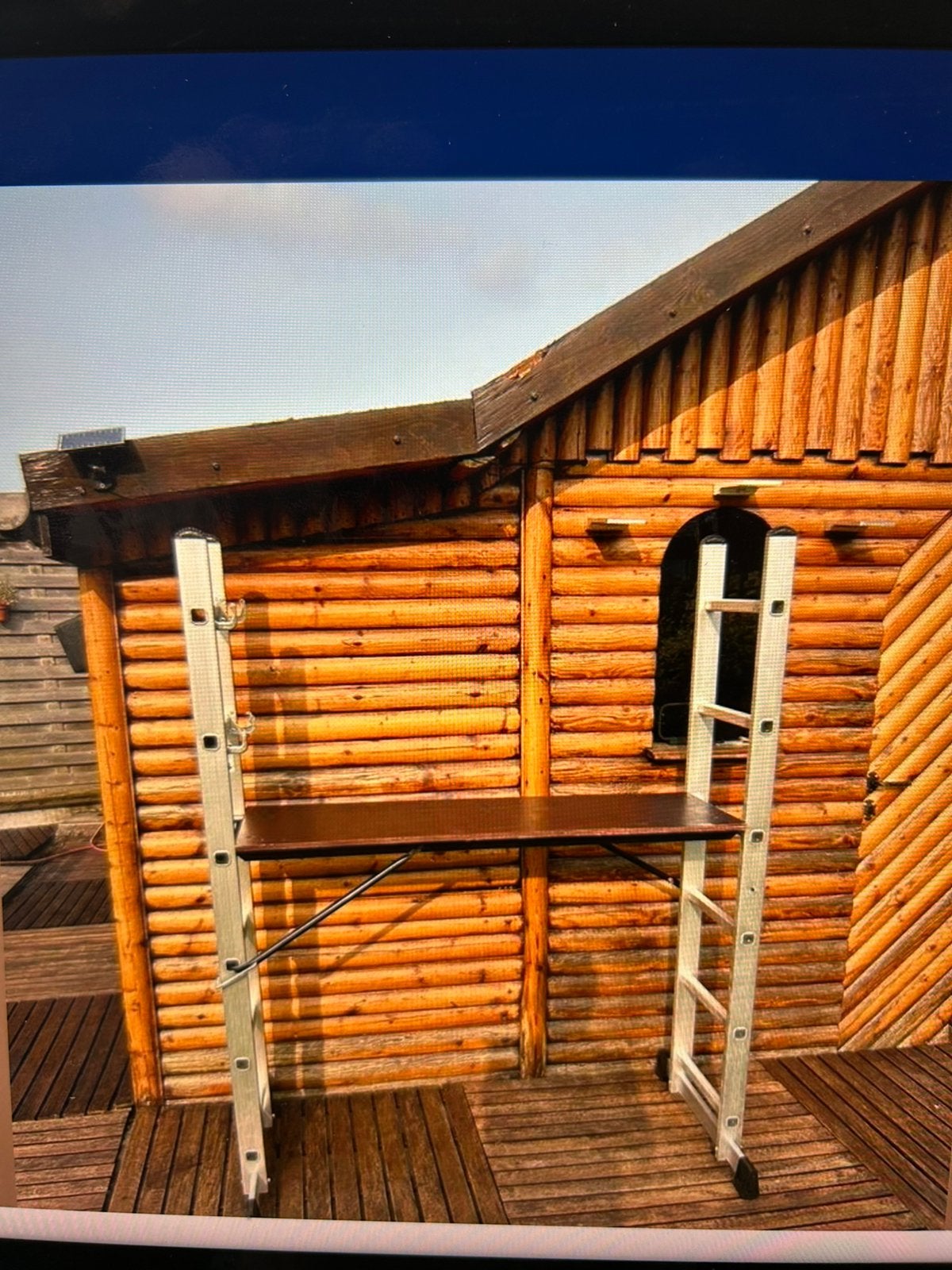 Te huur kleine stelling 25€ per week., Doe-het-zelf en Bouw, Ophalen, Gevelsteiger, 2 tot 5 meter