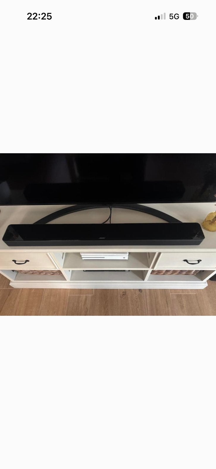 Bose soundbar, woofer en surround speakers, Enlèvement, Comme neuf