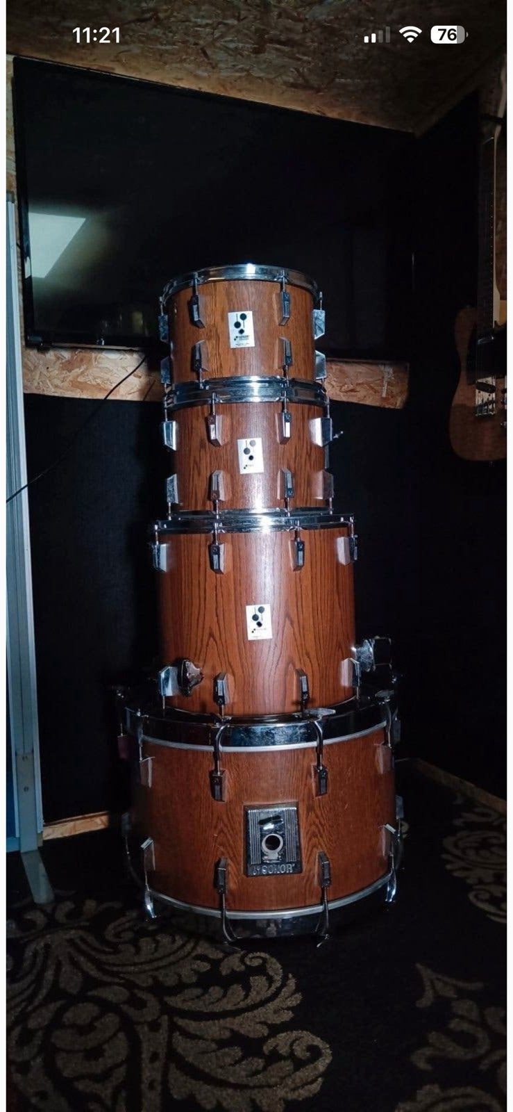 Sonor Phonic genuine Oak te ruil, Muziek en Instrumenten, Ophalen, Sonor