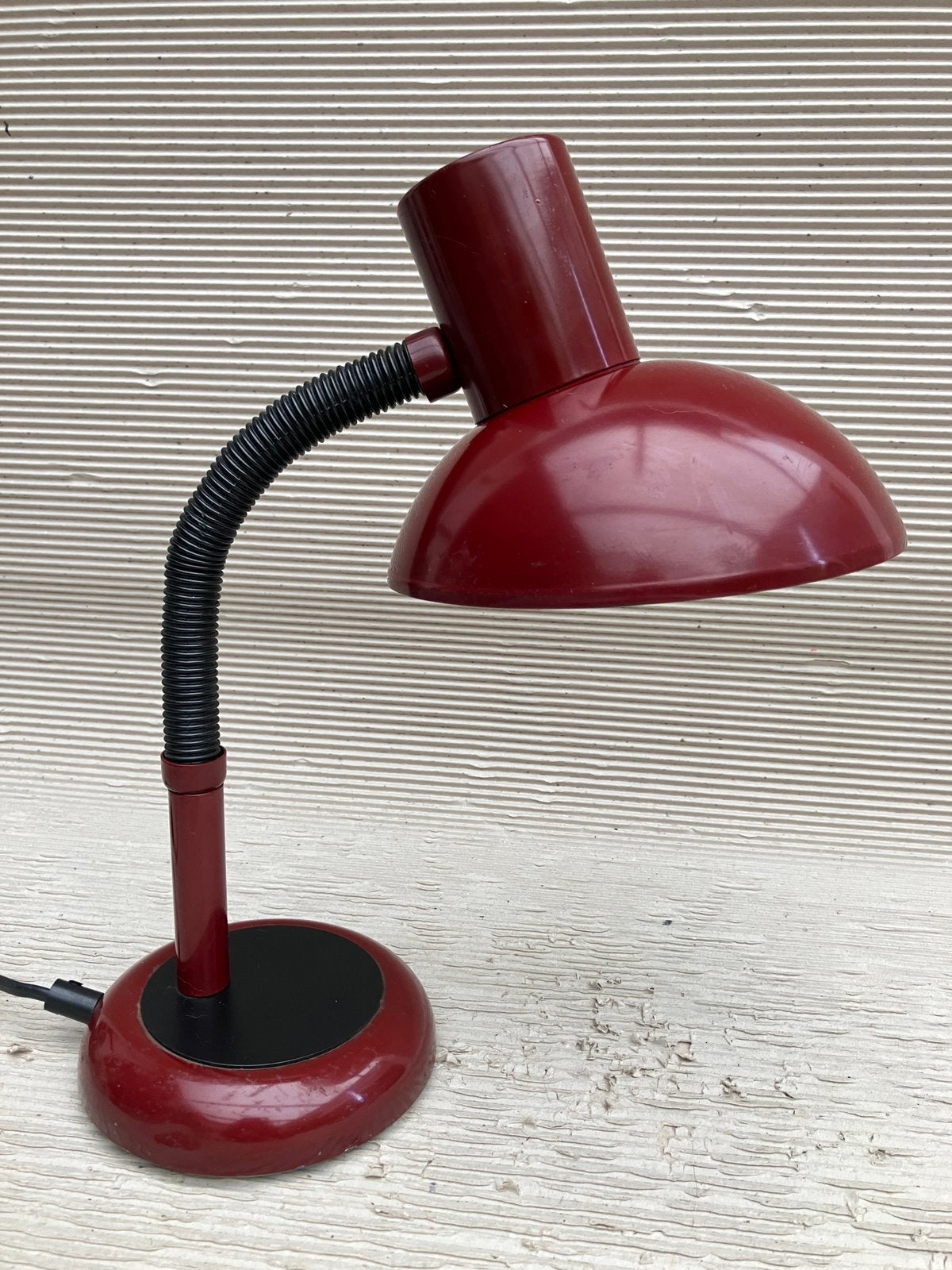 Lampe de bureau massive, col de cygne, années 1960/70, Enlèvement ou Envoi, Utilisé
