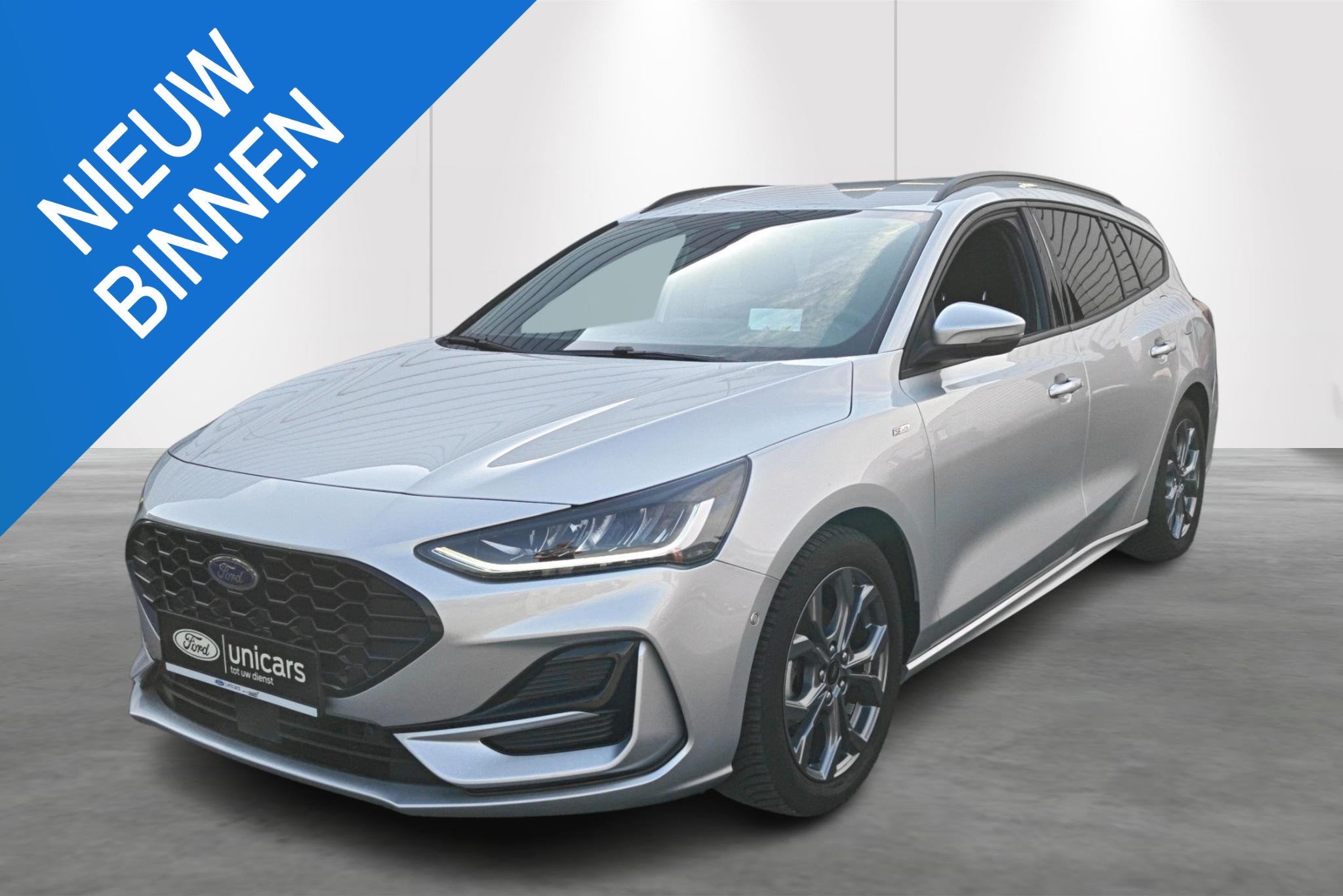Ford Focus St-Line 1.0 Ecoboost mhev 125pk M6 Trekhaak, Auto's, Ford, 118 g/km, Stof, Gebruikt, Bedrijf