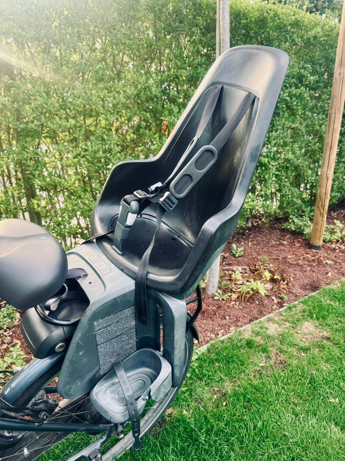 Bobike ONE Maxi E-BD (Urban Black) achterzitje, Fietsen en Brommers, Ophalen, Gebruikt, Achterzitje