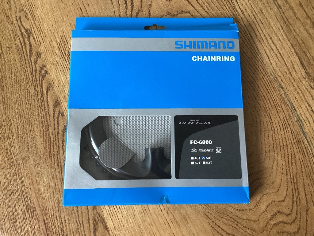 Shimano Ultegra FC-6800 grijs 50T, Fietsen en Brommers, Crankstel of Pedalen, Nieuw, Ophalen of Verzenden, Aluminium