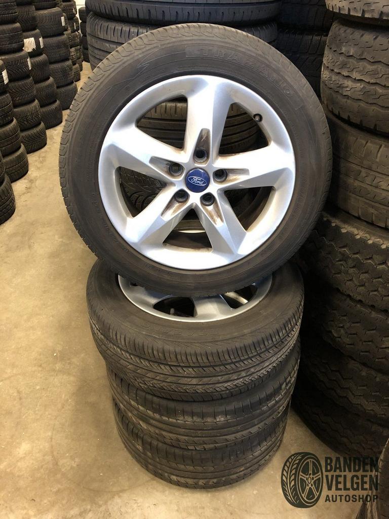 205-55-16 91V Ford Originele LM Velgen 5 x 108 ET50 7J 16 In, Gebruikt, -, Banden en Velgen, -