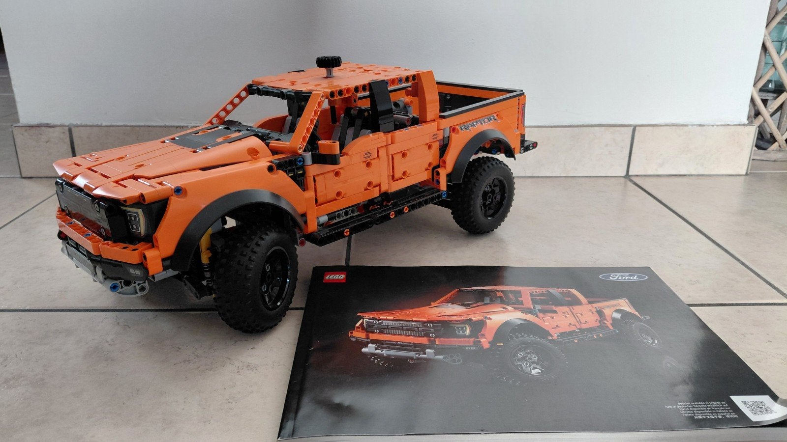 lego technic Ford Raptor 42126, Ophalen, Lego, Inclusief instructies, Zo goed als nieuw