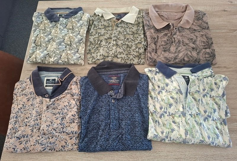 Lot van 3 herenhemden en 6 polo's ( Italiaanse merken ), Ophalen of Verzenden, Gedragen, Overige maten