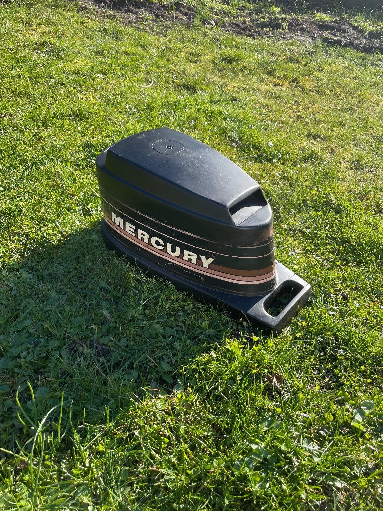 Aluminium buitenboordmotor kap mercury 4,5 pk 2 takt, Autres carburants, Enlèvement, Utilisé, Moteur hors-bord
