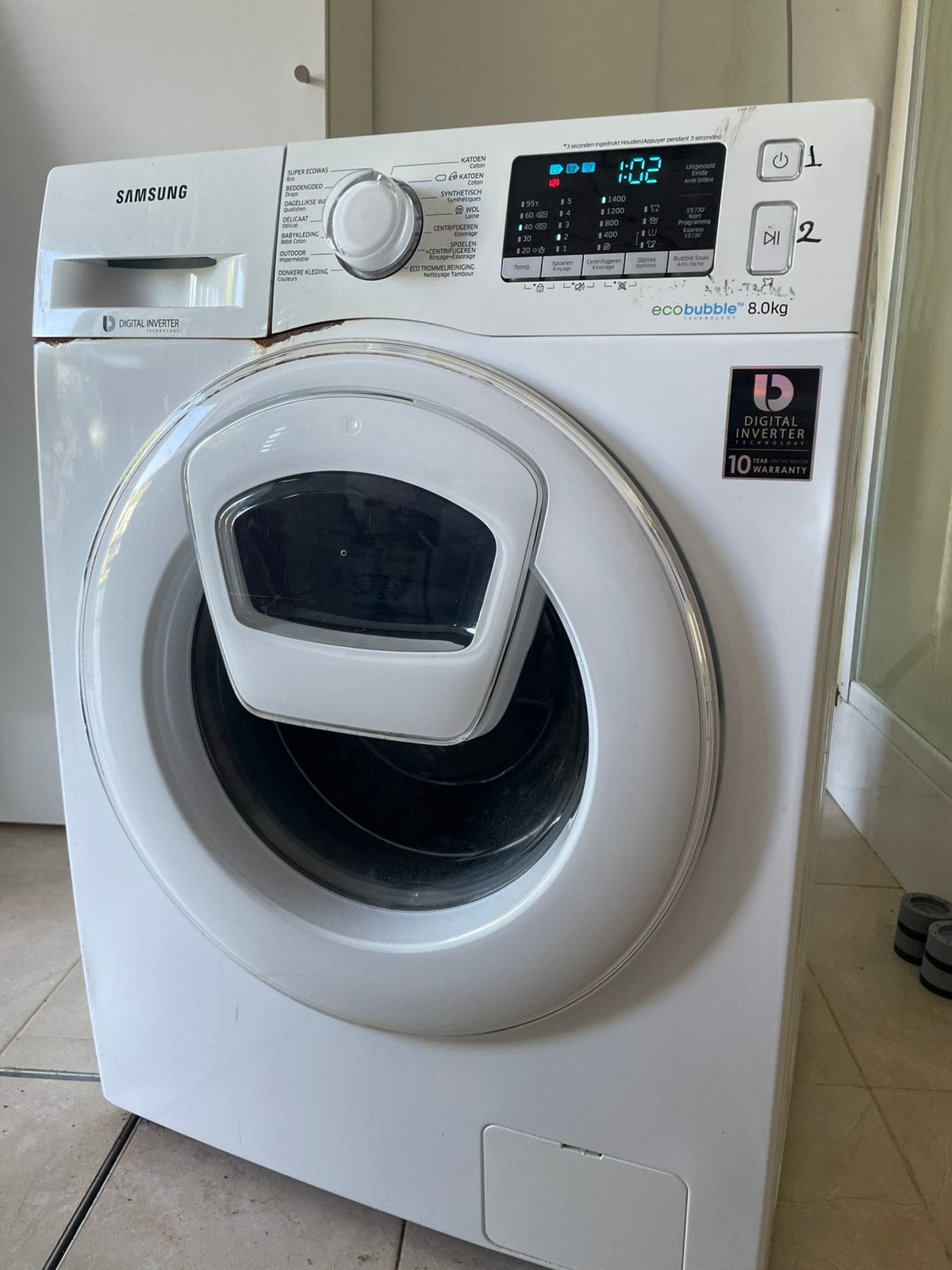 Samsung-wasmachinefout fds, Elektronische apparatuur, Wasmachines, Ophalen, Gebruikt