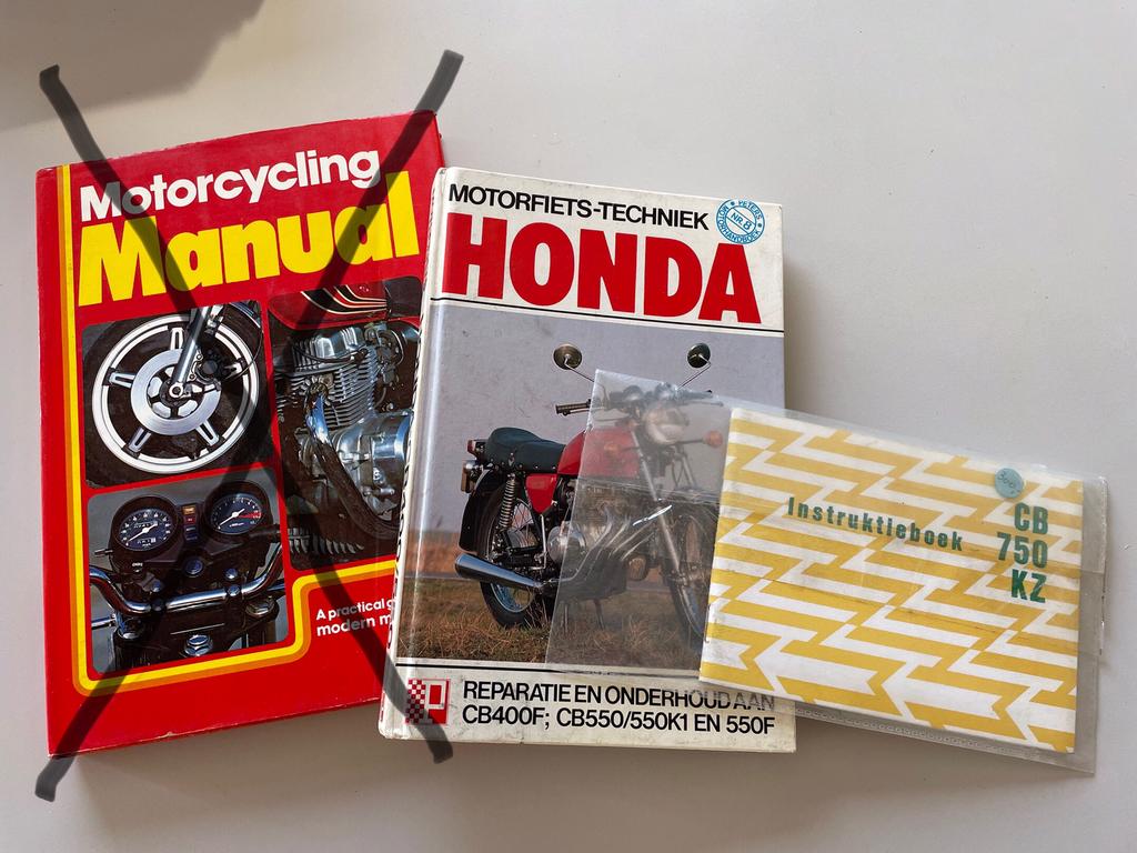 Originele manuals Honda CB, Enlèvement ou Envoi, Comme neuf, Général