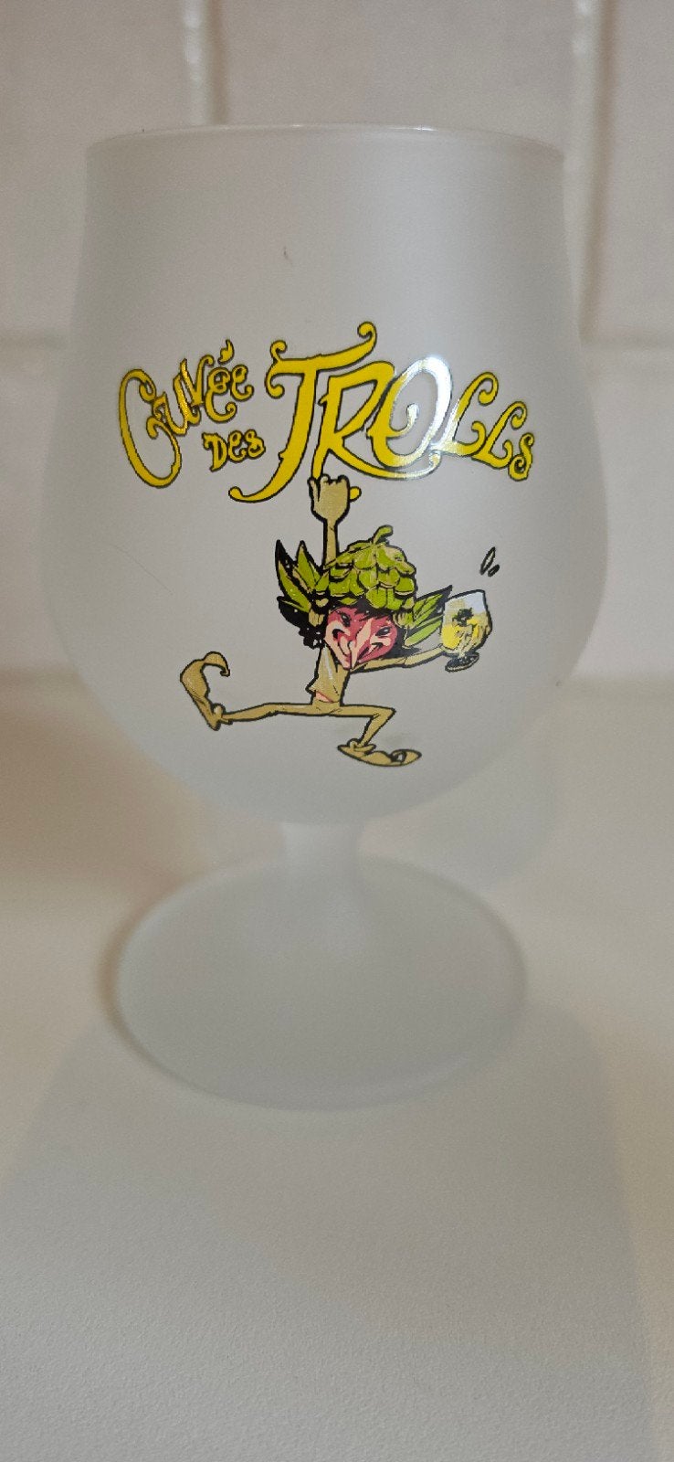 Cuvee des trolls glas, Collections, Enlèvement ou Envoi, Neuf, Verre à bière