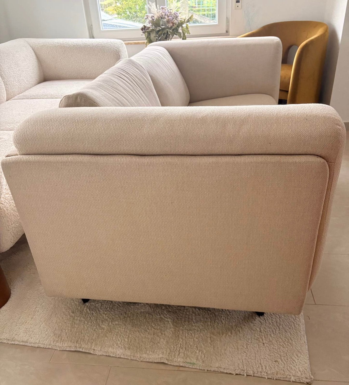Canapé Maison du Monde - beige, Maison & Meubles, Enlèvement, Comme neuf