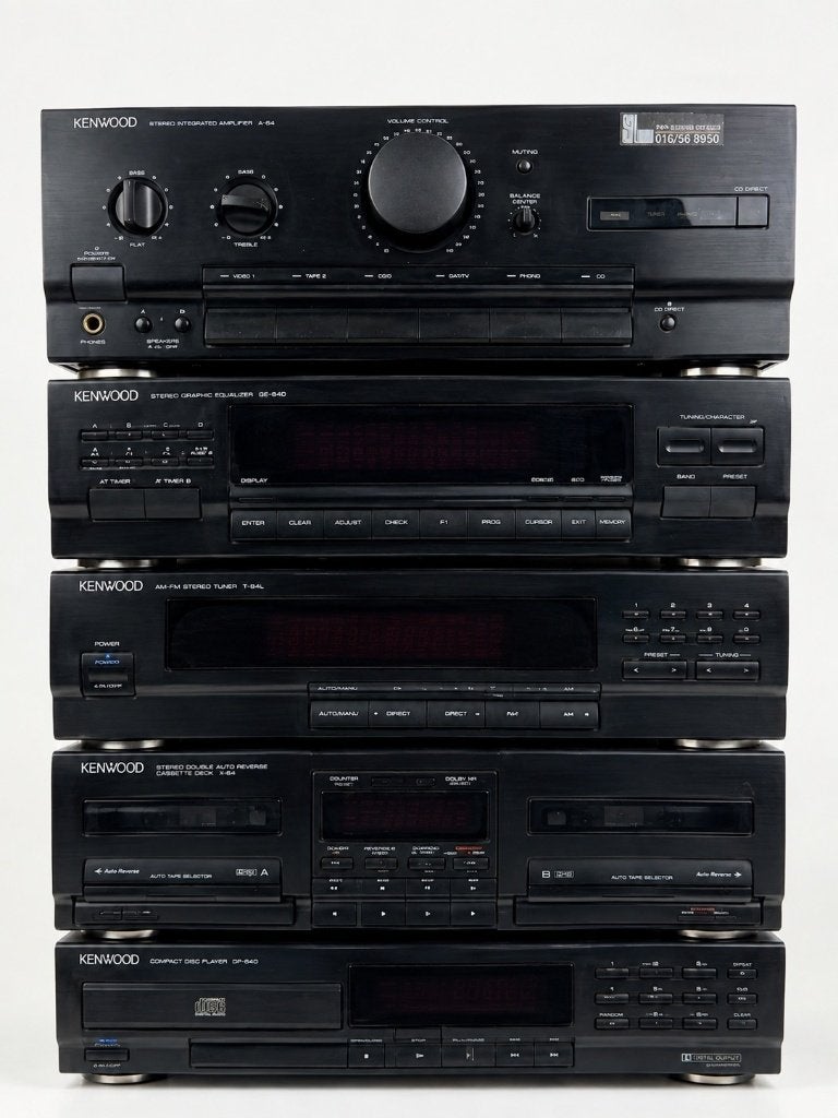 2HiFi Kenwood complets, y compris l'égaliseur GE-840 et l'AB, TV, Hi-fi & Vidéo, Autres marques, Deck cassettes ou Lecteur-enregistreur de cassettes