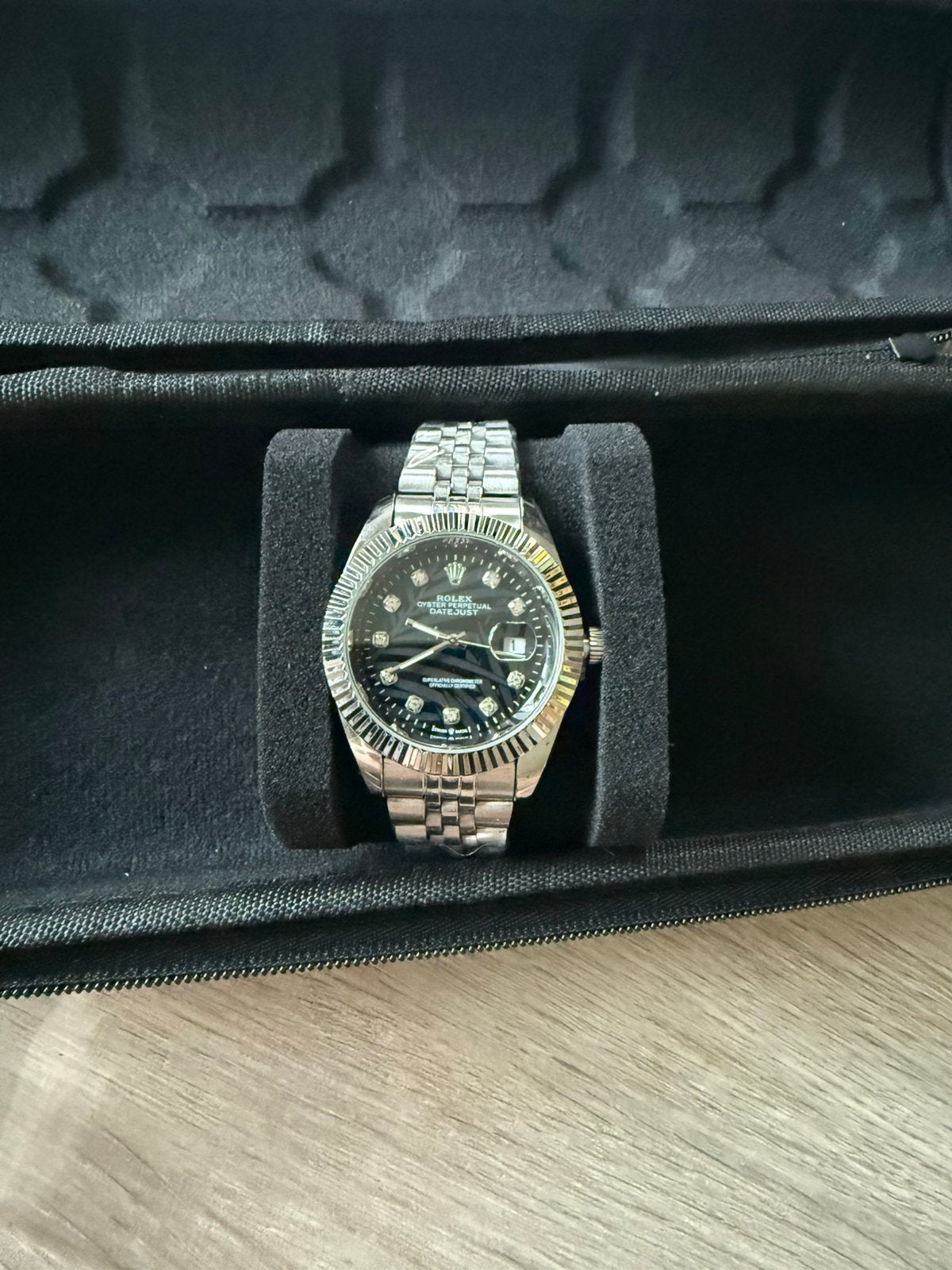 Rolex horloge, Ophalen of Verzenden, Zo goed als nieuw, Zilver, Rolex
