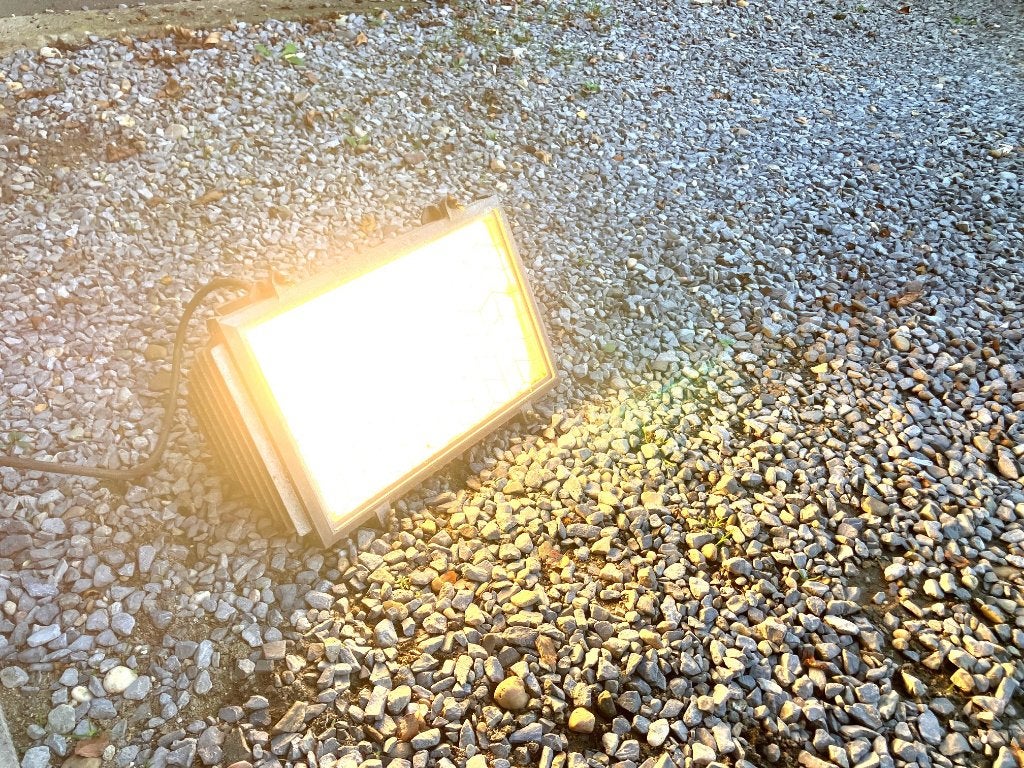 halogeen werklamp, Enlèvement ou Envoi, Utilisé, 500 watts ou plus, Lampe avec luminaire