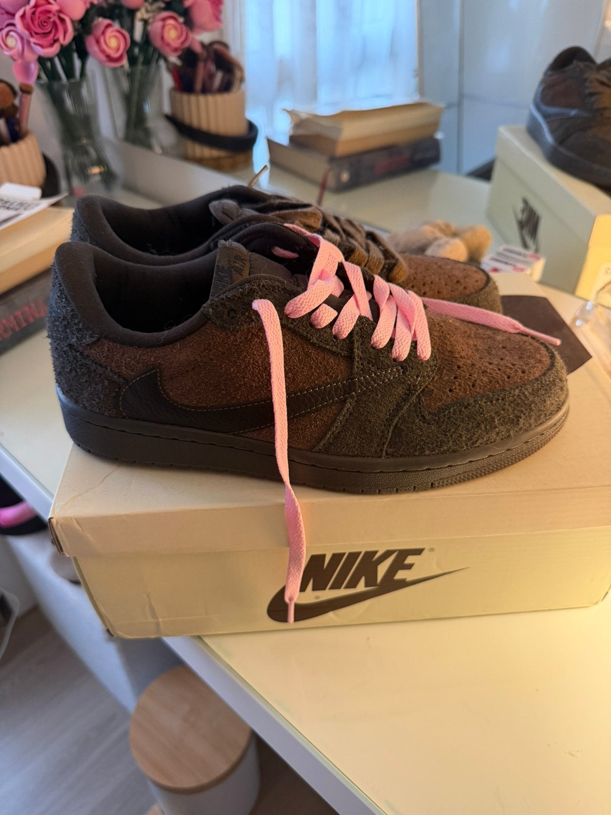 Travis scotts, Vêtements | Hommes, Neuf, Enlèvement ou Envoi, Brun, Baskets