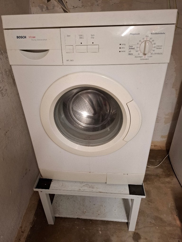 Wasmachine bosch werkend, Elektronische apparatuur, Wasmachines, Ophalen, 1200 tot 1600 toeren, Gebruikt, Minder dan 85 cm