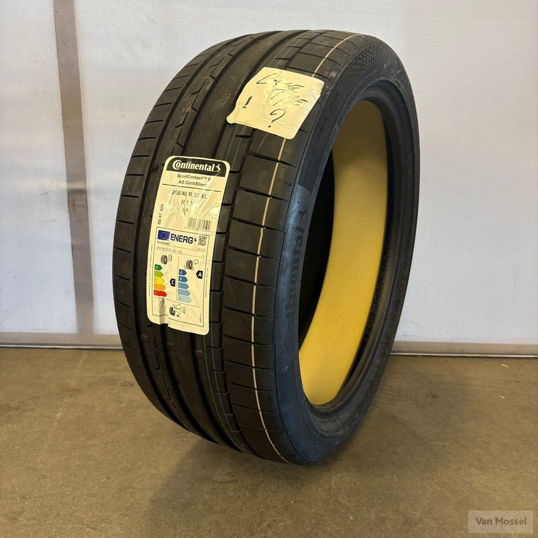 Continental SportContact 6 225/40/R20 101Y, 255 mm, Véhicule de tourisme, Pneus été, -