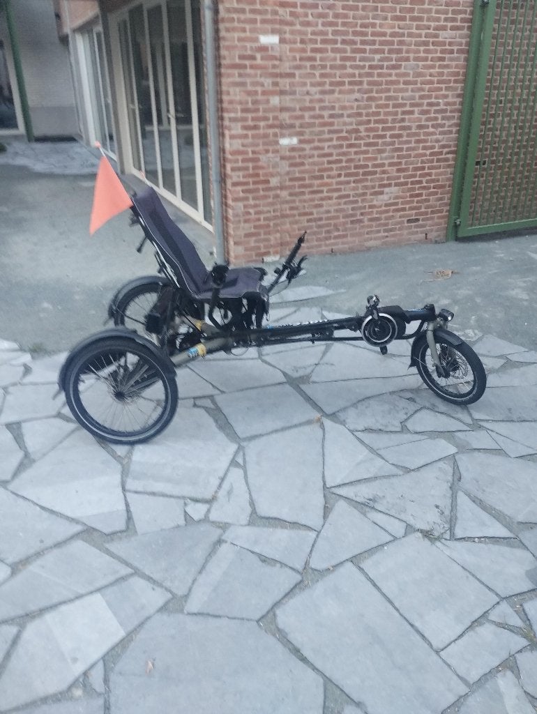 ligfiets Hase, Fietsen en Brommers, Gebruikt, Onderstuur, Schijfrem, Ophalen