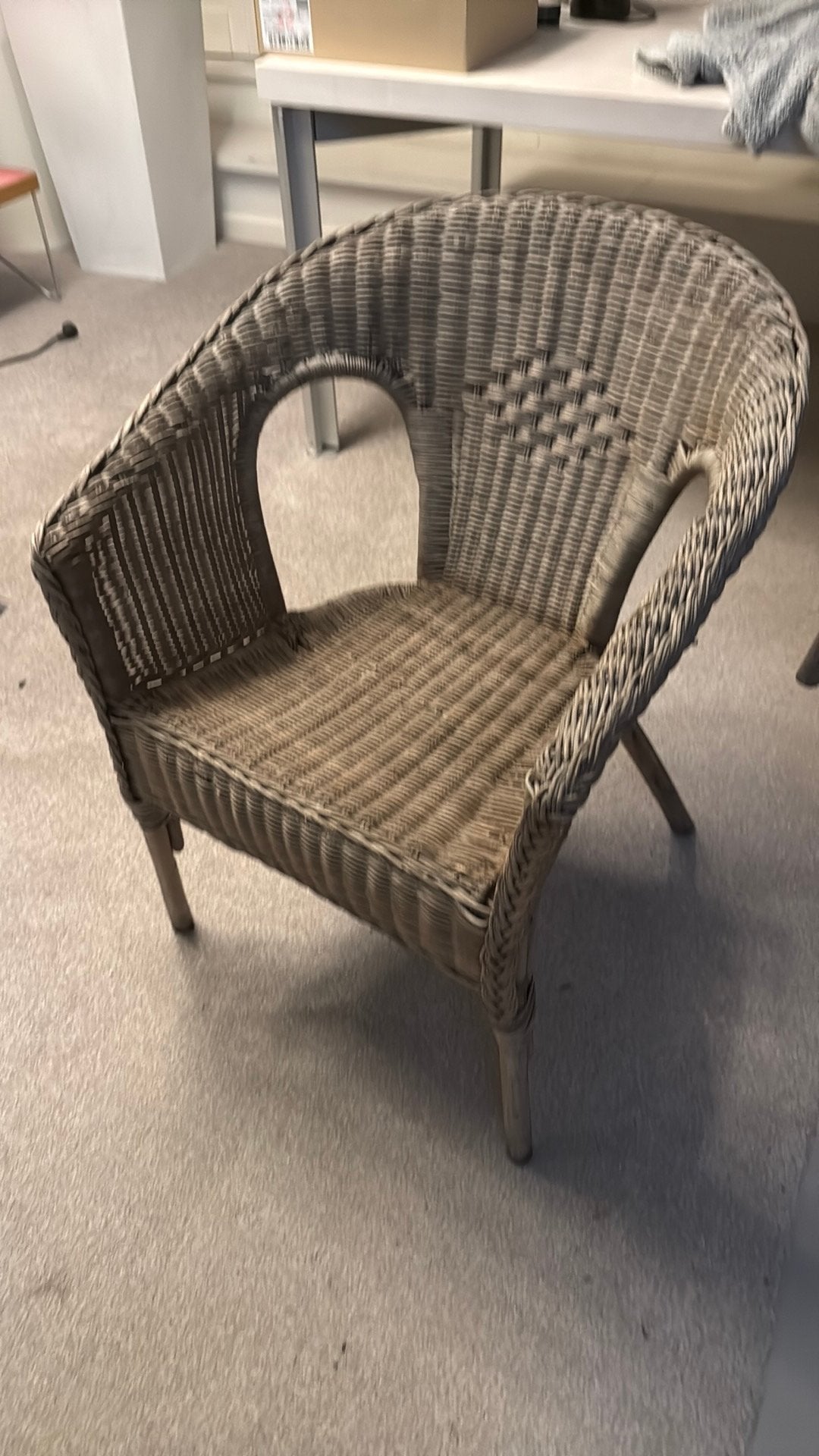 Rieten stoelen, Enlèvement, Utilisé, Rotin, Empilable