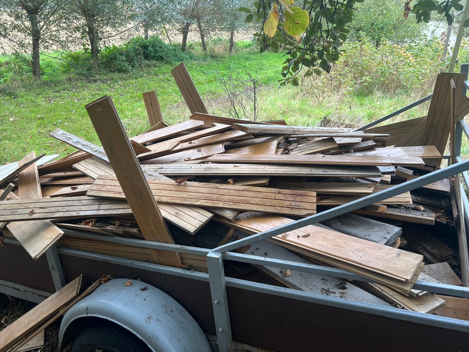Gratis hout, Tuin en Terras, Ophalen