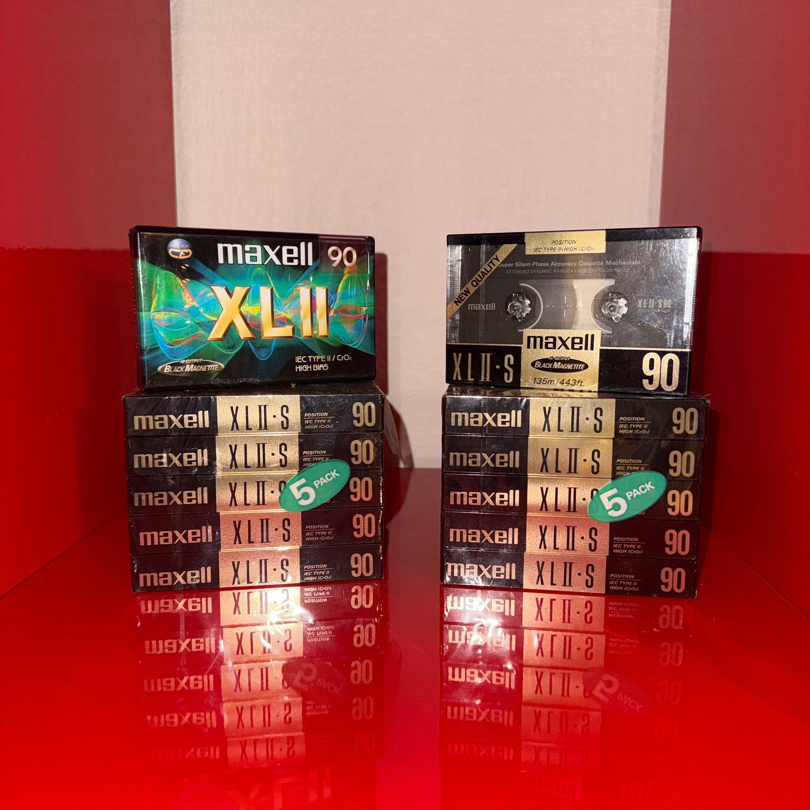 Lot de 12 cassettes scellés Maxell XLII-S/XLII 90 type II, CD & DVD, Cassettes audio, Enlèvement ou Envoi, Neuf, dans son emballage