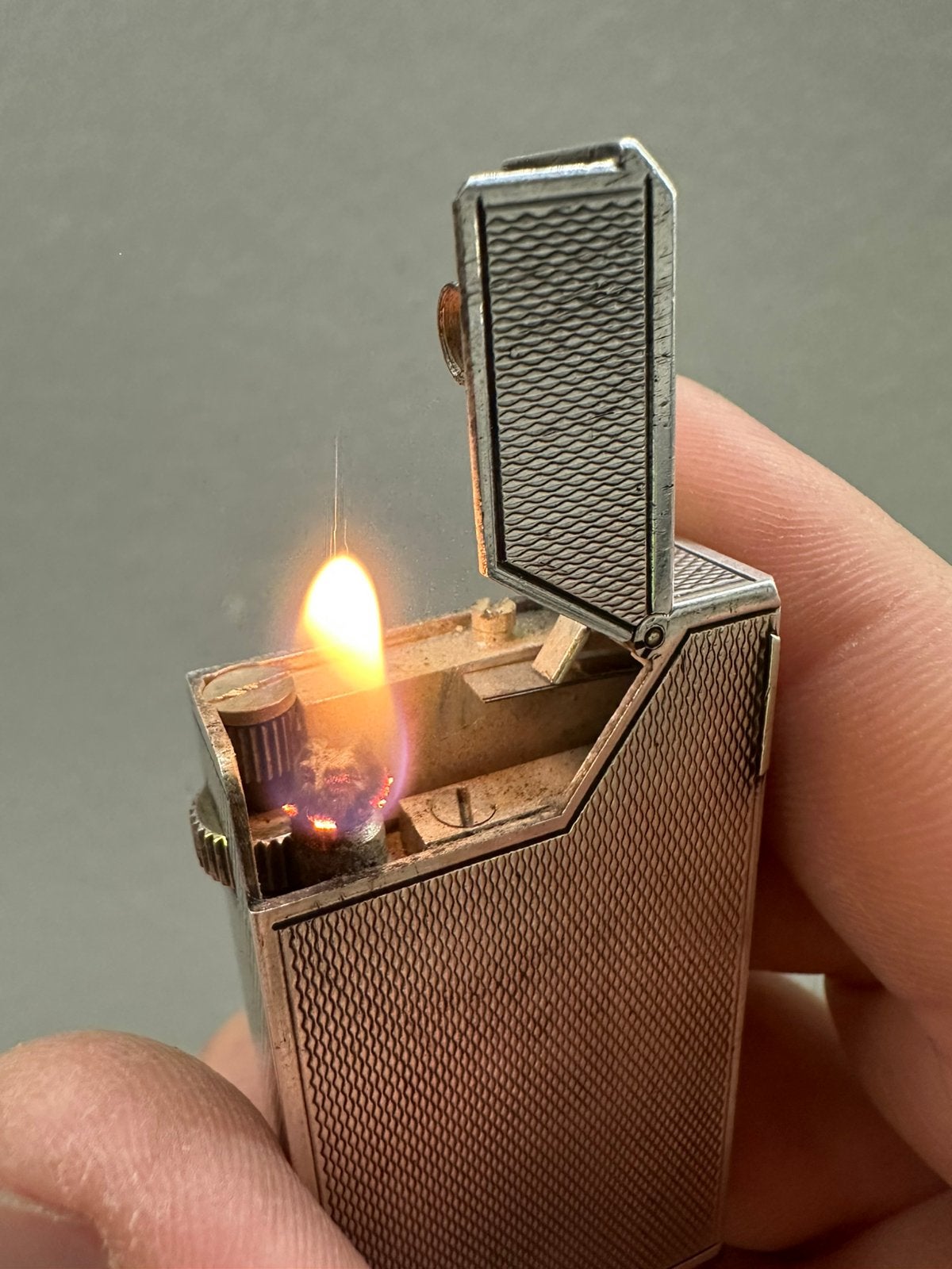 Briquet dunhill broadboy, Collections, Enlèvement ou Envoi, Comme neuf, Briquet