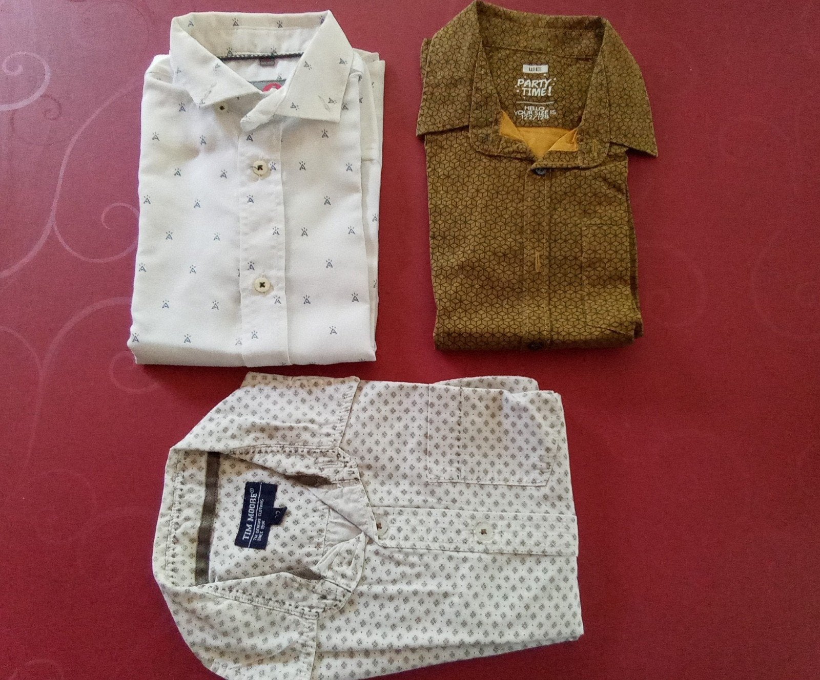 Merkkleding jongens M122 vanaf 1,50  euro, Overhemd of Blouse, Ophalen of Verzenden, Zo goed als nieuw, Varones