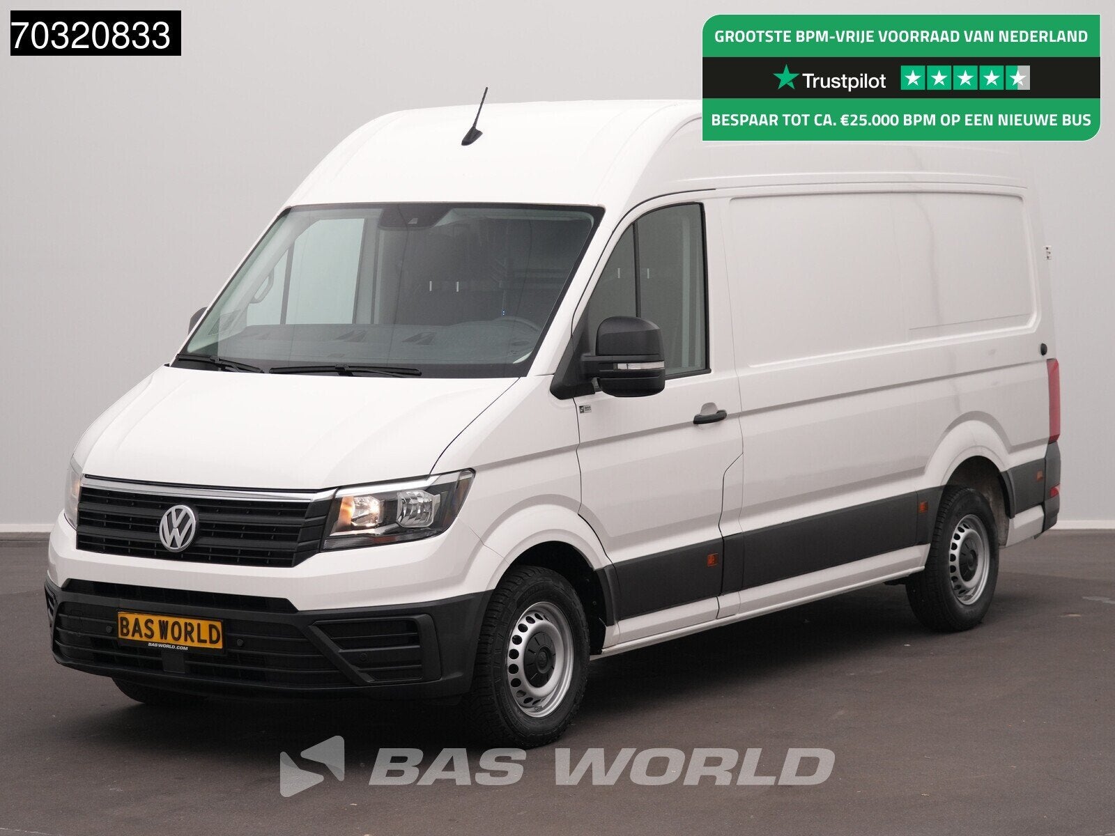 Volkswagen Crafter 140pk Automaat L3H3 Airco Cruise Camera P, Auto's, Automaat, Stof, Gebruikt, 4 cilinders