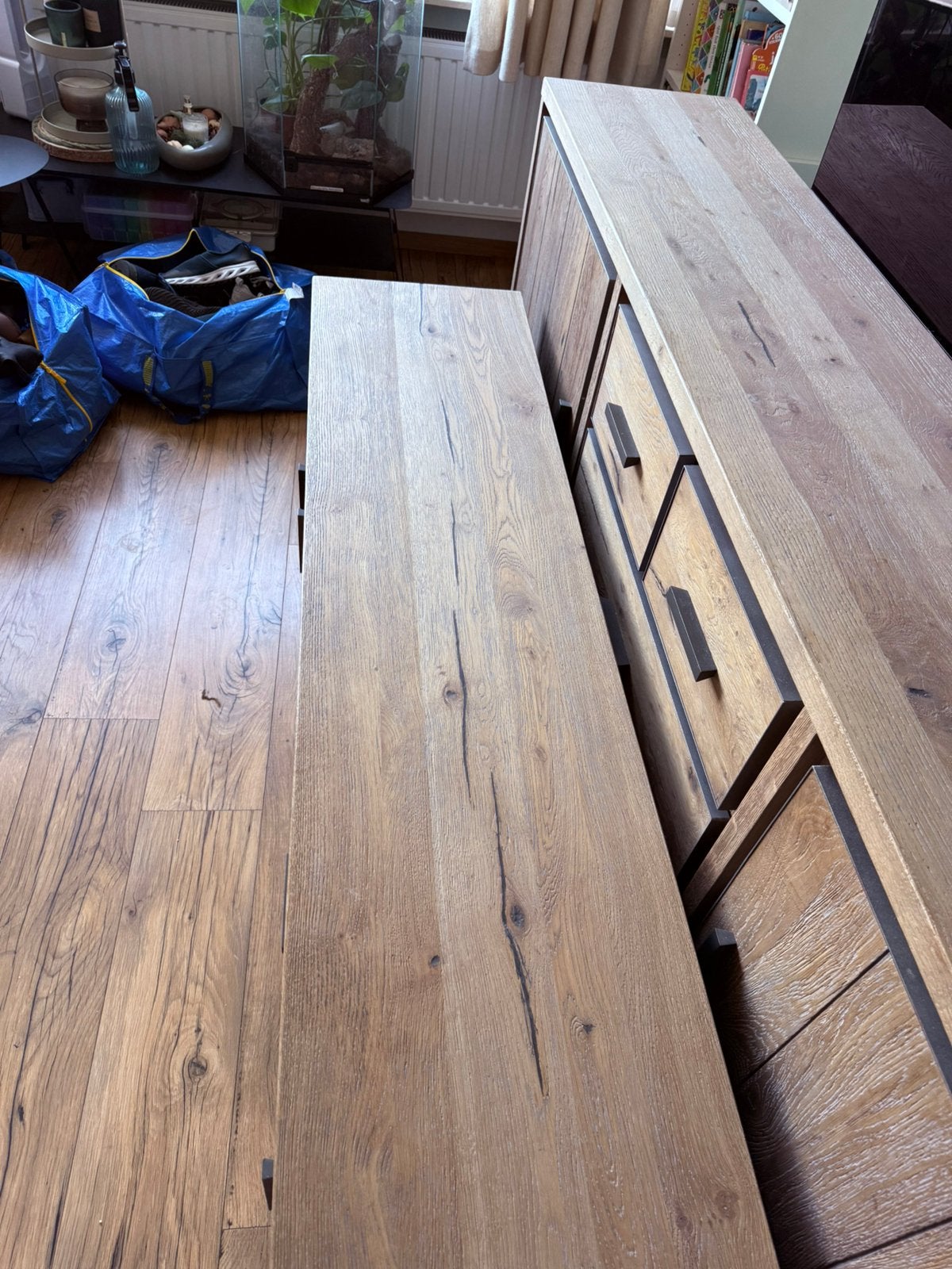VITORIA houten meubelset — Vastiau Godeaux, Ophalen, Hout, Zo goed als nieuw, Modern