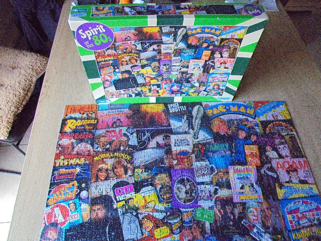 complete spitits of the 80's puzzel, Ophalen of Verzenden, 500 t/m 1500 stukjes, Gebruikt, Legpuzzel