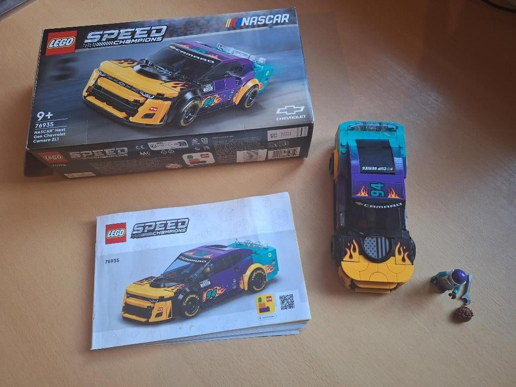 Lego 76935:Chevrolet Camaro ZL Speed Champions., Zo goed als nieuw, Complete set, Lego, Inclusief doos