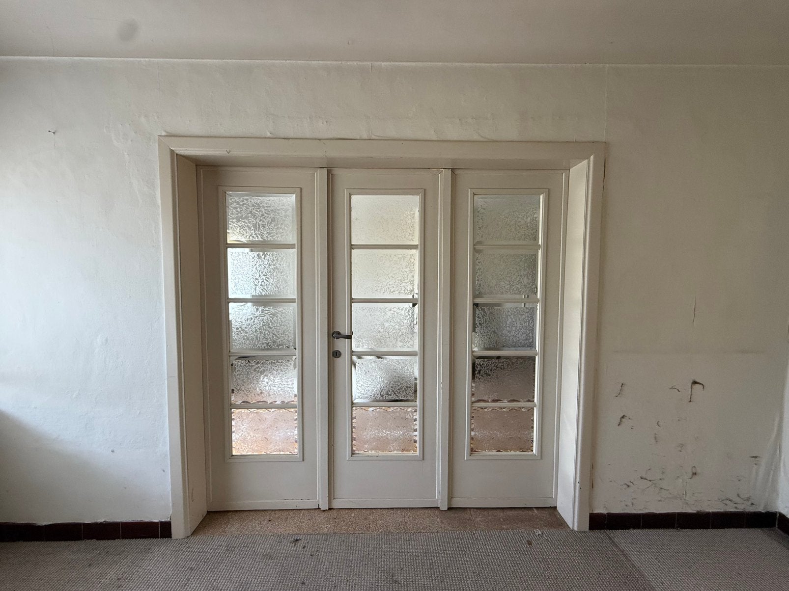 Vintage cottage 3 slag deur, Doe-het-zelf en Bouw, Deuren en Vliegenramen, Ophalen, Gebruikt, 120 cm of meer, Binnendeur