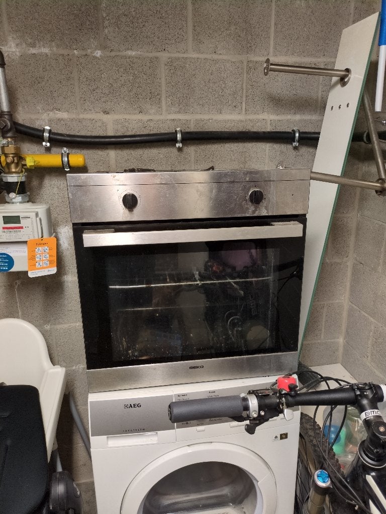 Nette Beko Inbouwoven RVS, Ophalen, Gebruikt, Oven, Hete lucht