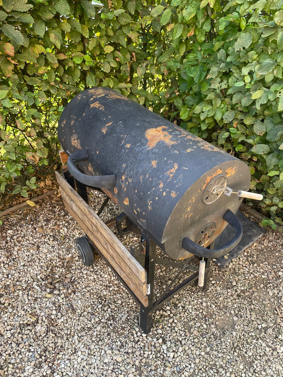 Barbecue avec couvercle, fumoir, Jardin & Terrasse, Enlèvement, Utilisé