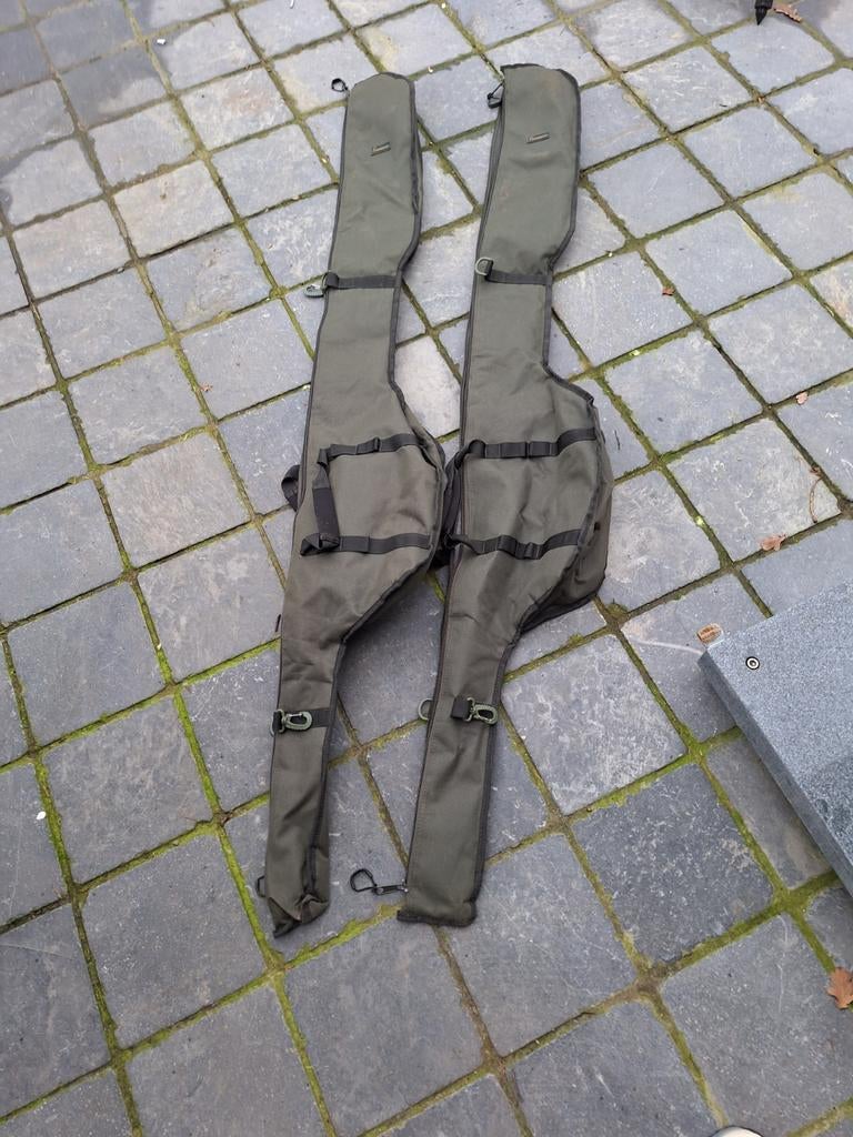 2 sleeves treasure 160 cm lengte, Watersport en Boten, Hengelsport | Karpervissen, Ophalen