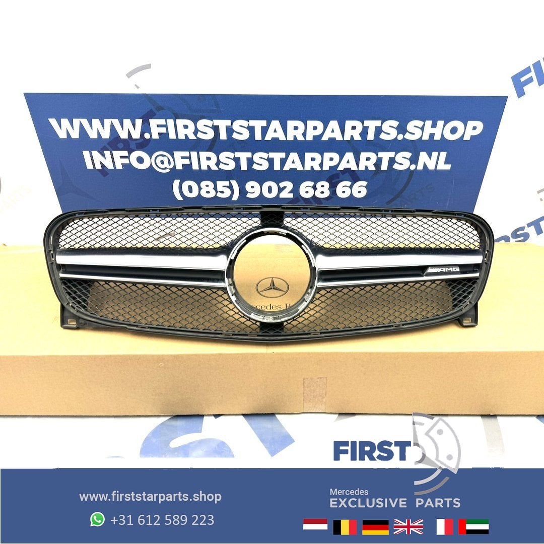 W156 GRIL Originele complete GLA45 AMG GRILLE + LOGO  Voor M, Auto-onderdelen, Gebruikt, -, Ophalen of Verzenden, -